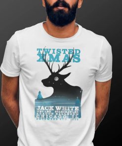 Awesome jack White Twisted Xmas Chicago Dec 8th 2022 Aragon Ballroom Chicago IL Poster shirt