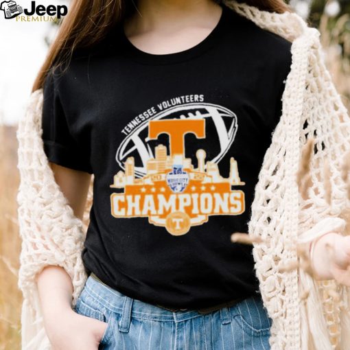 Awesome tennessee Volunteers Logo Music City Bowl City Champions 2022 shirt