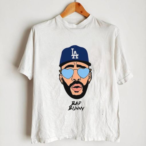 Bad Bunny Dodgers Shirt Los Angeles Dodgers MLB Shirtv0