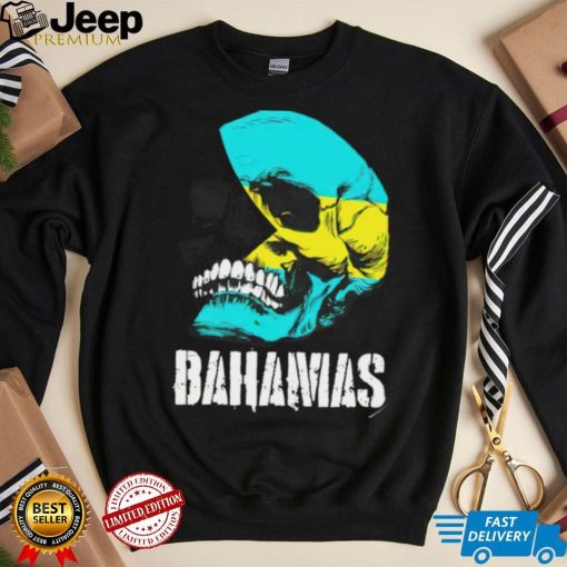 Bahamas flag skull Bahamian Pride shirt