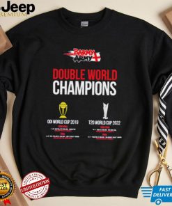 Barmy Army Double World Champions ODI World Cup 2019 And T20 World Cup 2022 Shirt