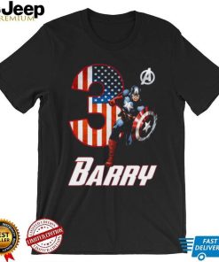 Barry Marvel Captain America T Shirt