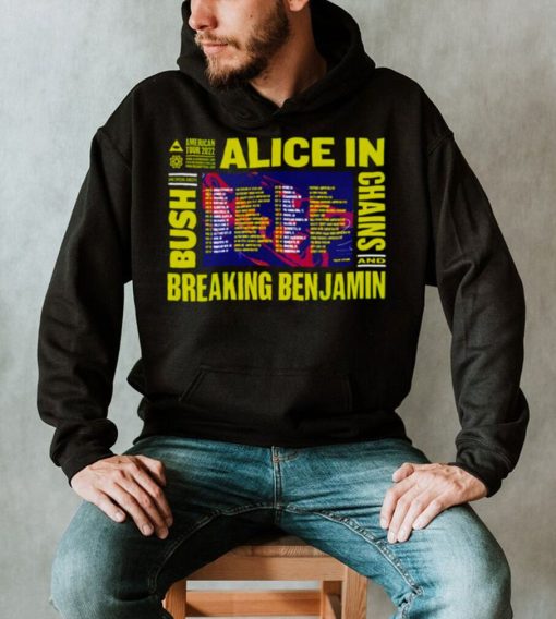 Bb Chains Vs Alice Tour 2022 With Dates Breaking Benjamin shirt