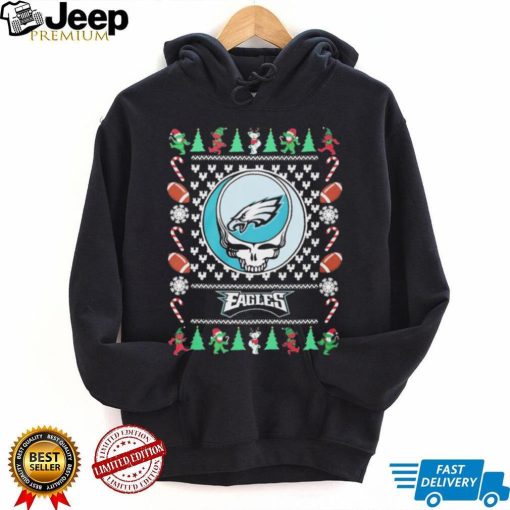 Bear Philadelphia Log Eagles Christmas Ugly Shirt