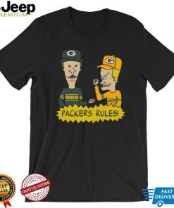 Beavis and Butt Head Green Bay Packers Rules NFL Shir