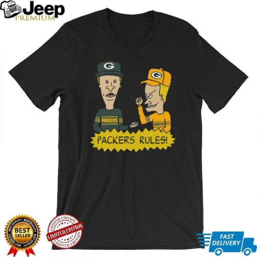 Beavis and Butt Head Green Bay Packers Rules NFL Shir