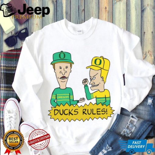 Beavis and Butt Head Oregon Ducks Rules NCAA Shirt