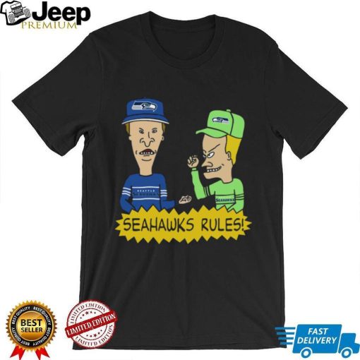 Beavis and Butt Head Seattle Seahawks Rules NFL Shirt