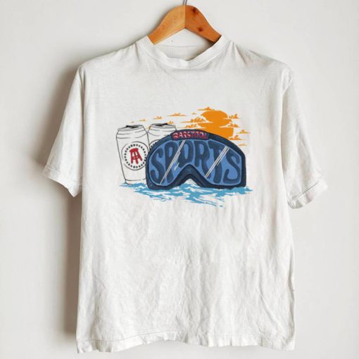 Beer and ski goggles art shirt