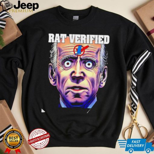 Biden Rat Verified anti Joe Biden election political shirt