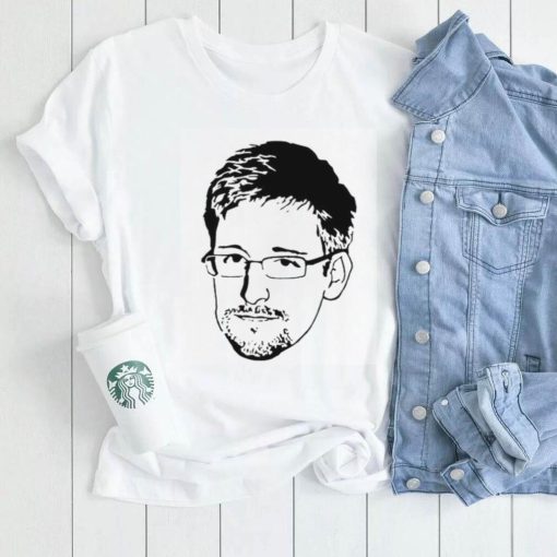 Black And White Portrait Edward Snowden Unisex Sweatshirt