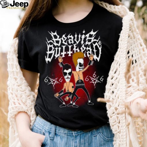 Black Metal Heavy Metal Corpse Paint Beavis And Butthead shirt