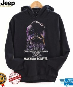 Black Panther Chadwick Boseman 1976 2020 Wakanda Forever Signature Shirt