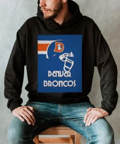Blue Vintage Denver Broncos T Shirt