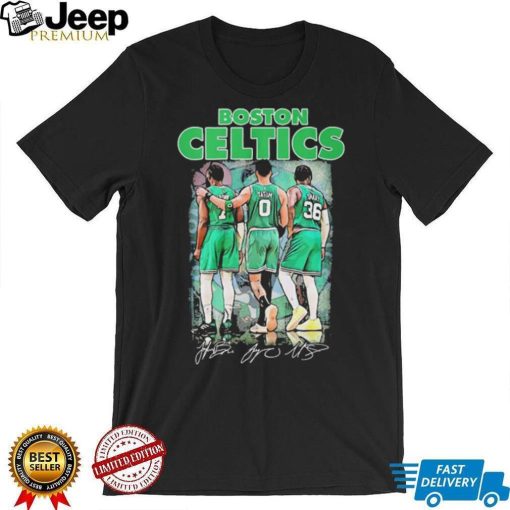 Boston Celtics Advance Big Three Signature Shirt