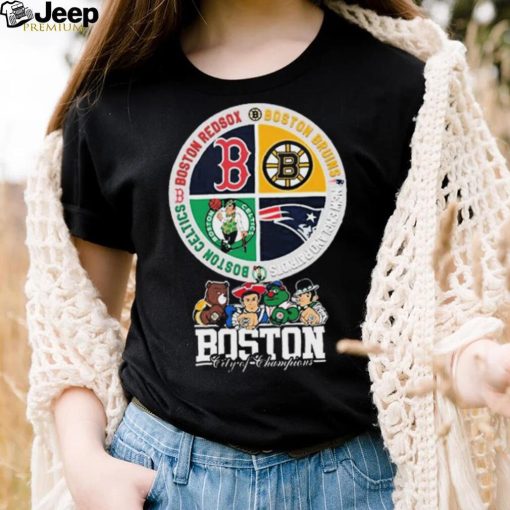 Boston Celtics Boston Red Sox Boston Bruins New England Patriots Boston City Champions Shirt