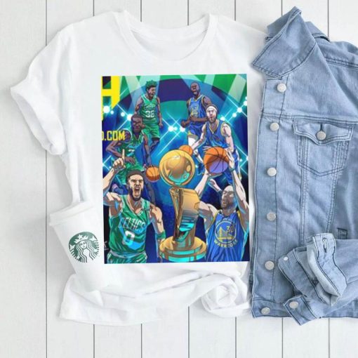 Boston Celtics Vs Golden State Warriors NBA Finals Style Art Shirt