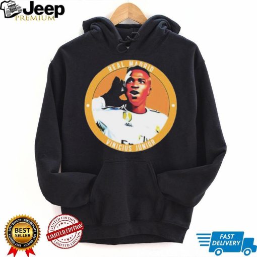 Brazilian Vinicius Jr Real Madrid Logo Shirt