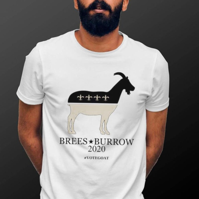 Brees Burrow 2020 Black & Gold Drew Brees Shirt