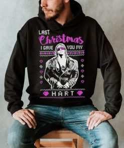 Bret Hart Last Christmas I Gave You My Hart Ugly Christmas Sweater Inspired Shirt