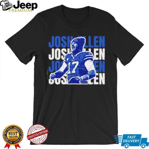 Buffalo Bills Grunge Type Josh Allen T Shirt