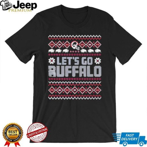 Buffalo Bills Let’s Go Buffalo Christmas Ugly Sweatshirt