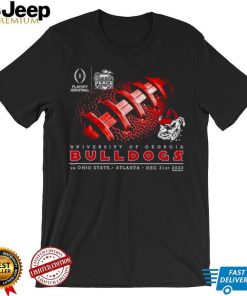 Bulldogs University Of Georgia Vs Ohio State Atlanta Dec 31st 2022 Chick Fill A Peach Bowl Shirt