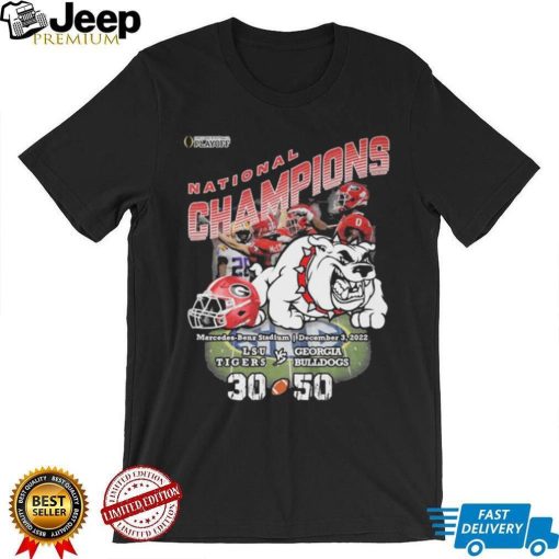 CFP National Champions Georgia Bulldogs 50 30 LSU Tigers Shirt