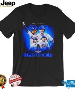 New York Mets 2022 Postseason Clinched Shirt0