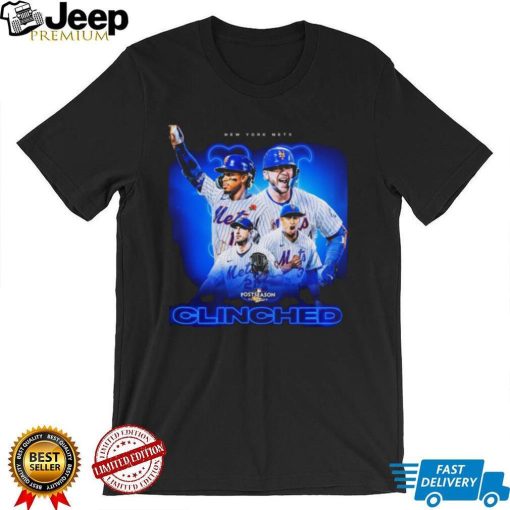 New York Mets 2022 Postseason Clinched Shirt0