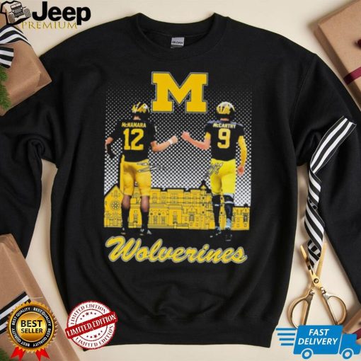 Cade Mcnamara And J.J. Mccarthy Michigan Wolverines College Signatures Shirt