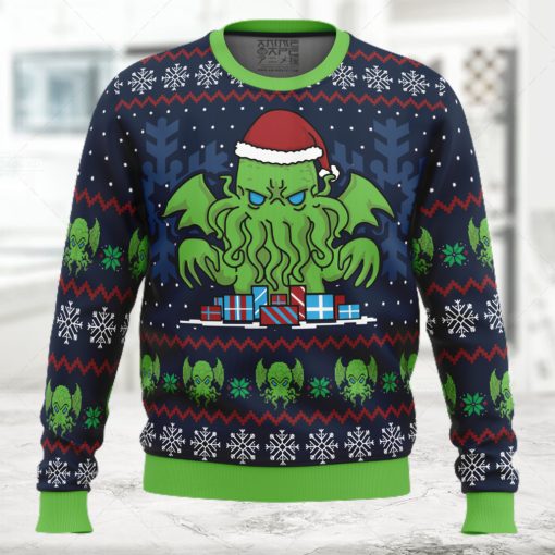 Call Of Christmas Cthulhu Ugly Christmas Sweater