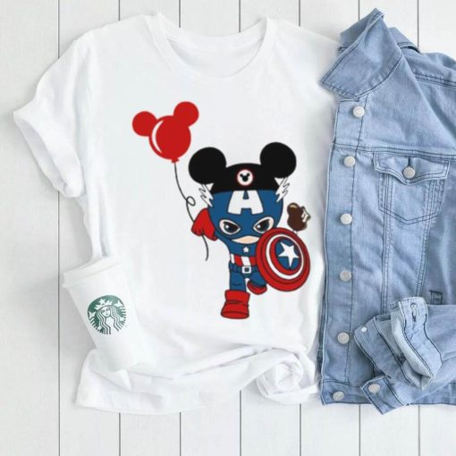 Captain America T Shirt Mickey Ears shirt