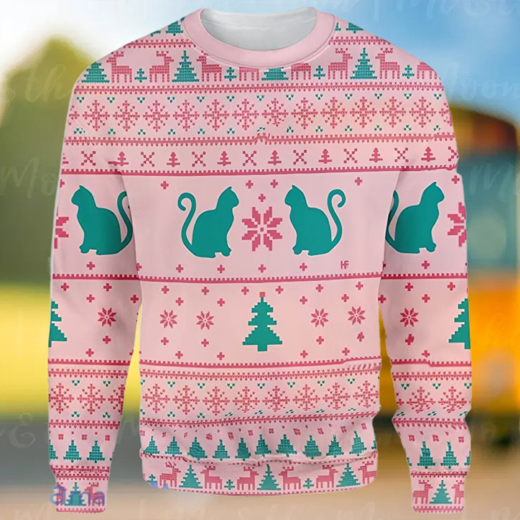 Cats Love Christmas Ugly Christmas Sweater