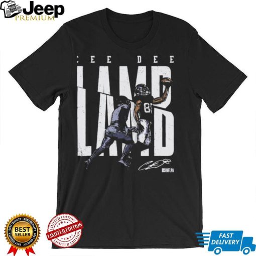 CeeDee Lamb Dallas Cowboys One Handed Signatures Shirt0