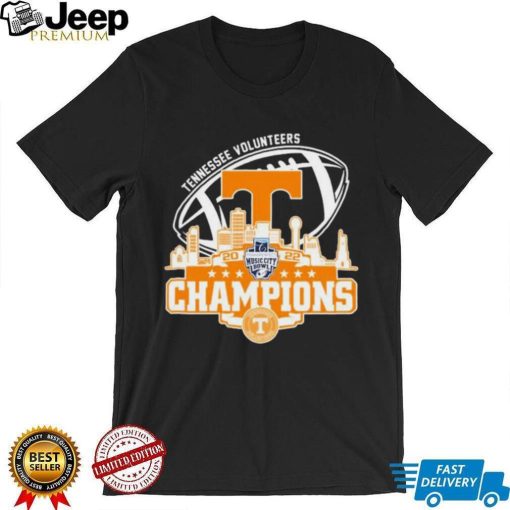 Champion Tennessee Volunteers Logo Music City Bowl City 2022 Shirt