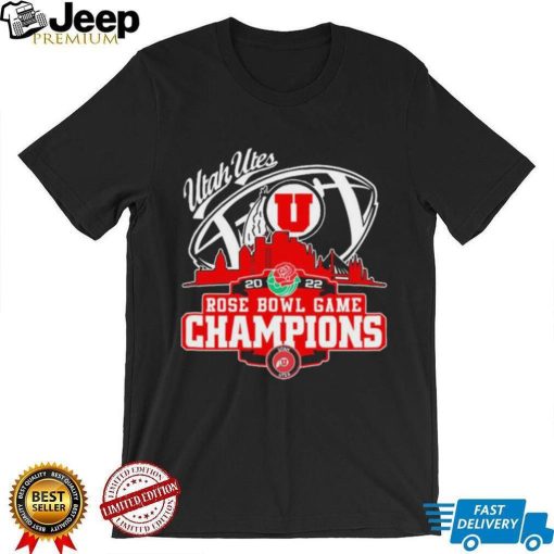 Champion Utah Utes Logo Rose Bowl Game City 2022 Shirt