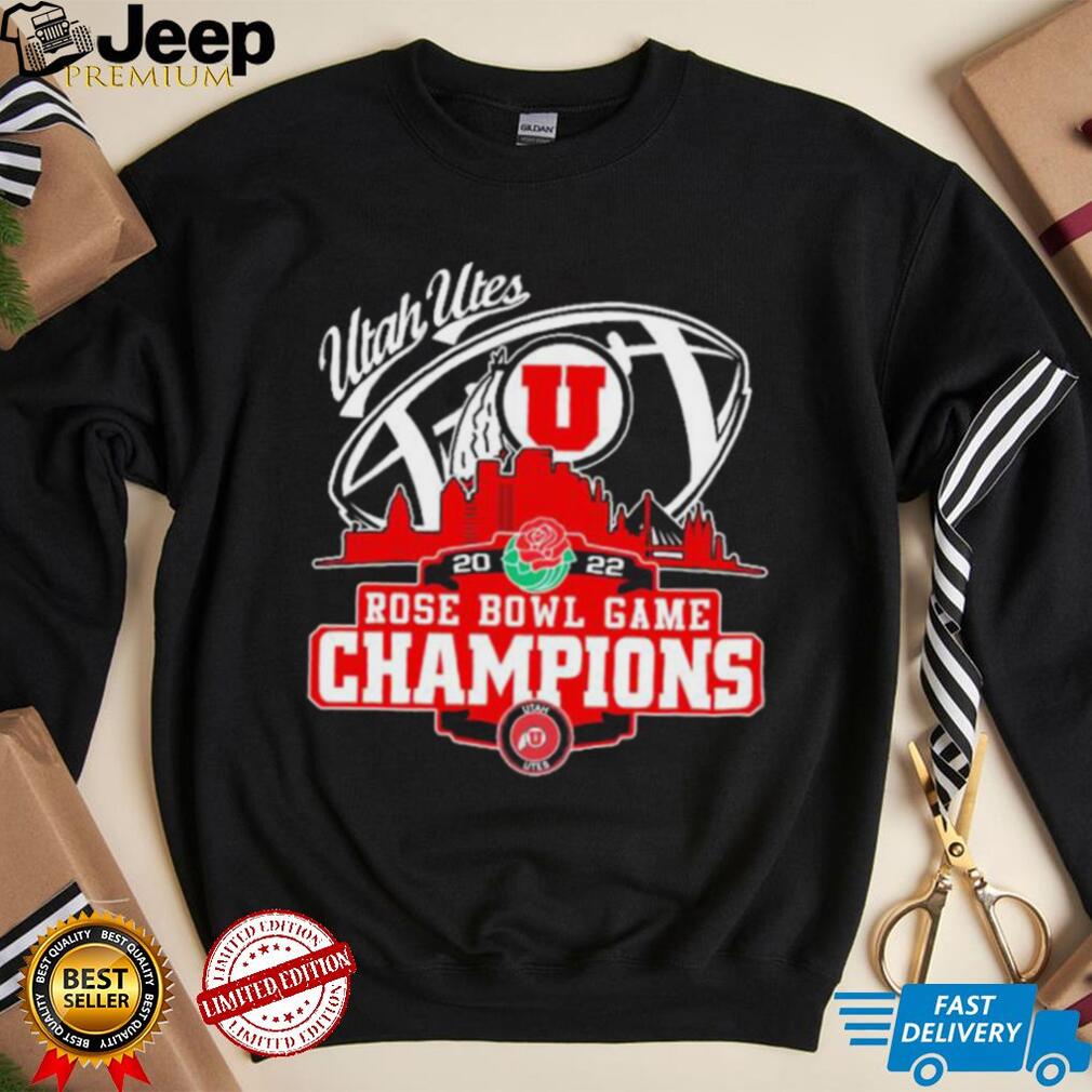 Champion Utah Utes Logo Rose Bowl Game City 2022 Shirt - teejeep