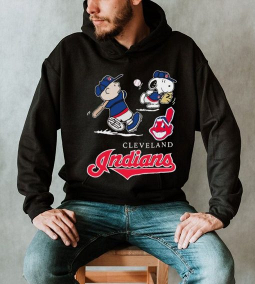 Charlie Brown Snoopy Cleveland Indians Shirt