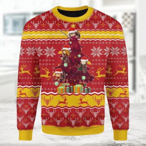 Chibi Harry Potter Ugly Christmas Sweater  All Over Print Sweatshirt  Ugly Sweater  Christmas Sweaters  Hoodie  Sweater