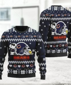 Chicago Bears Cute Baby Yoda Grogu Ugly Christmas Sweater  Ugly Sweater  Christmas Sweaters  Hoodie  Sweatshirt  Sweater