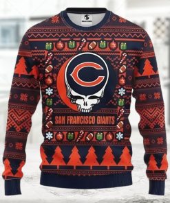 Chicago Bears Football Team Logo Custom Name Personalized Ugly Christmas Sweater  Ugly Sweater  Christmas Sweaters  Hoodie  Sweatshirt  Sweater