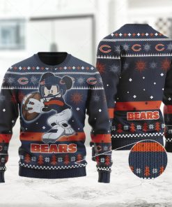 Chicago Bears Mickey Mouse Funny Ugly Christmas Sweater  Ugly Sweater  Christmas Sweaters  Hoodie  Sweatshirt  Sweater