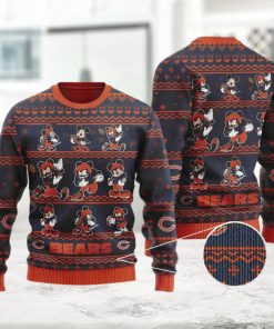 Chicago Bears Mickey Mouse Funny Ugly Christmas Sweater  Ugly Sweater  Christmas Sweaters