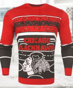 Chicago Blackhawks NHL Ugly Christmas Sweater  All Over Print Sweatshirt  Ugly Sweater  Christmas Sweaters  Hoodie  Sweater