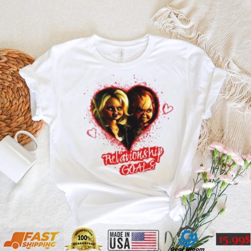 Childs Play Chucky And Tiffany Relationship Goals T Shirt