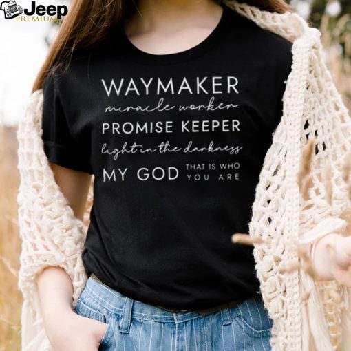 Christian Waymaker Religious Bible Verse Gifts T Shirt