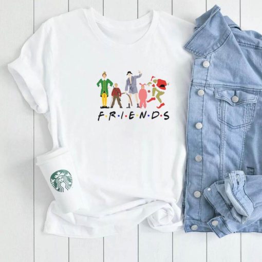 Christmas Character Friends Shirt Winter Gift Vintage Xmas Tee0