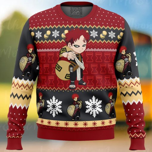 Christmas Gaara Naruto Ugly Christmas Sweater