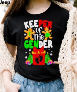 Christmas Keeper Of The Gender Reveal Baby Shirt